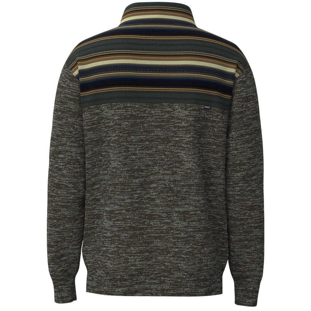 "Stevie" Pullover Brown w/Serape