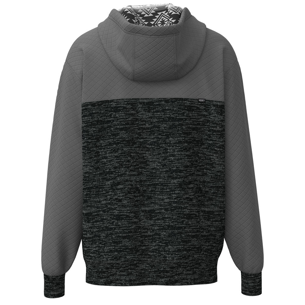 "Jimmy" Black w/Grey Quilted Detailing
