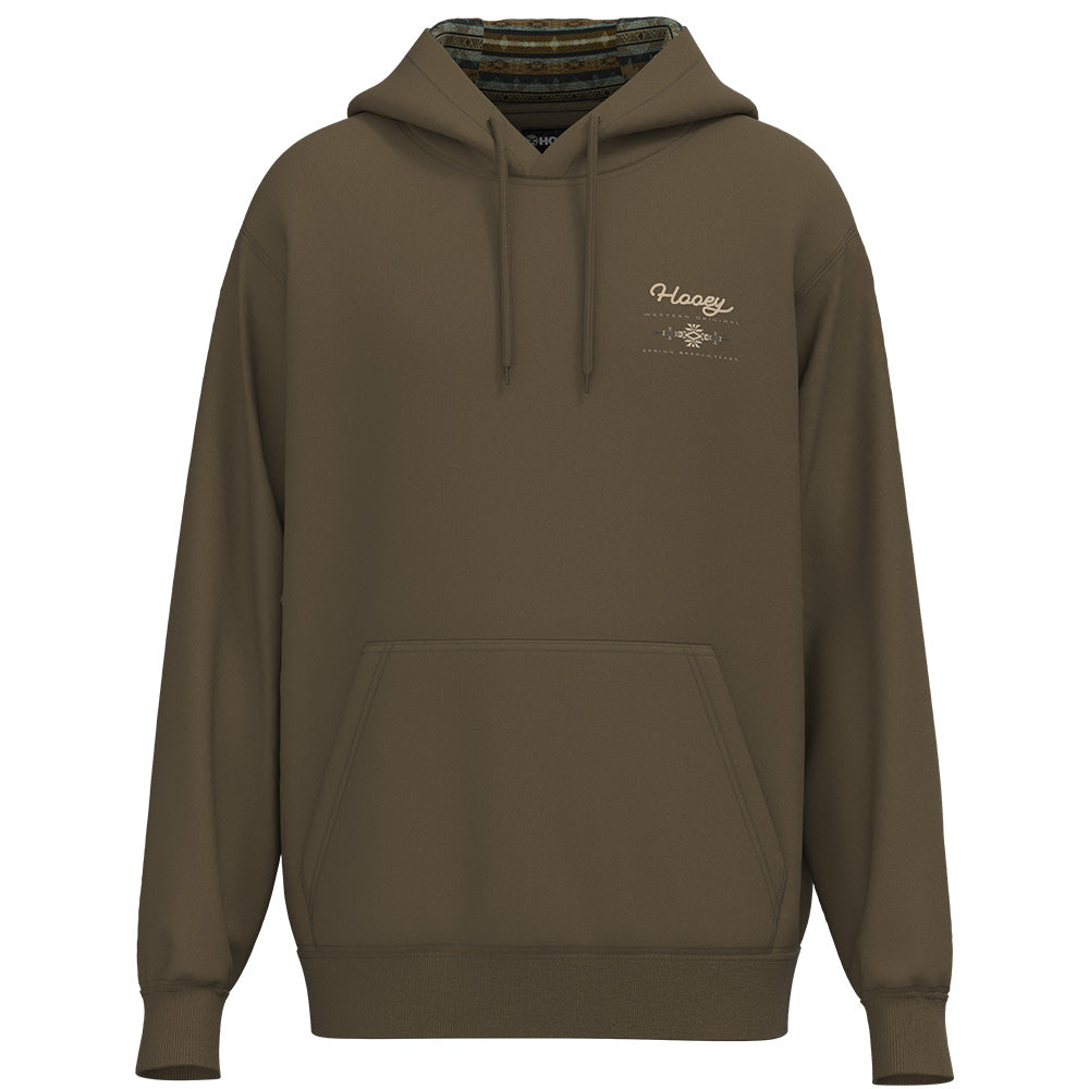 "Peyote" Brown w/Cream Hooey Logo Hoody