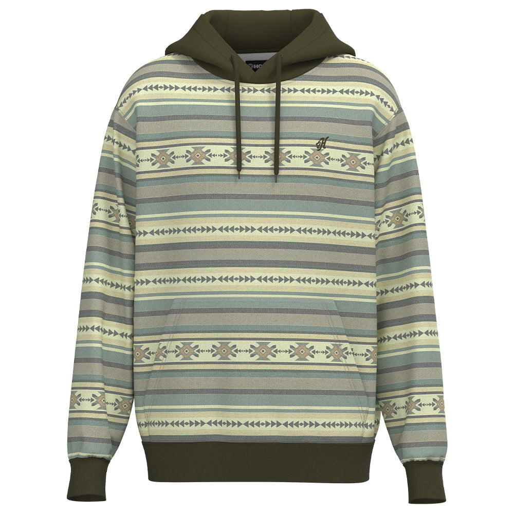"Legendary Hoody" Olive/Multi-Color Serape