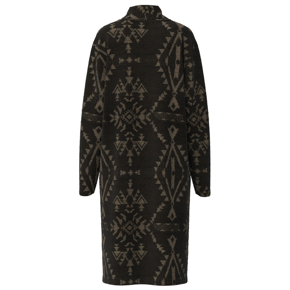 "Driskill" Duster Brown w/Tan Aztec