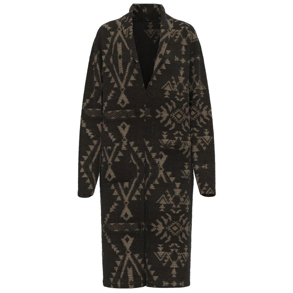 "Driskill" Duster Brown w/Tan Aztec