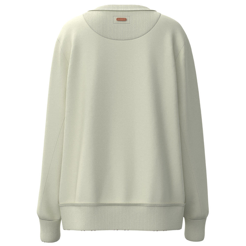"Stallion Crew" Ladies Cream w/Punchy Logo Pullover