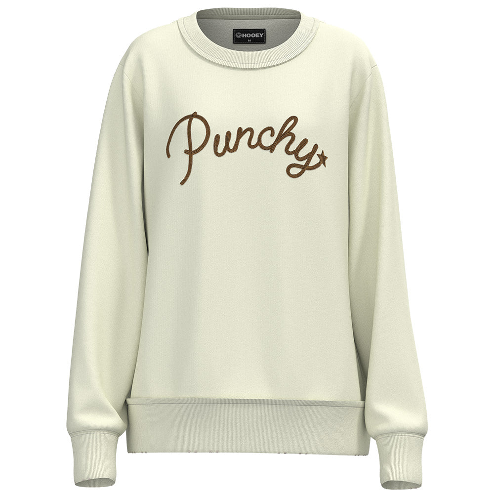 "Stallion Crew" Ladies Cream w/Punchy Logo Pullover