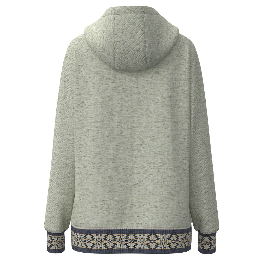 "Trophy" Cream w/Aztec Hoody