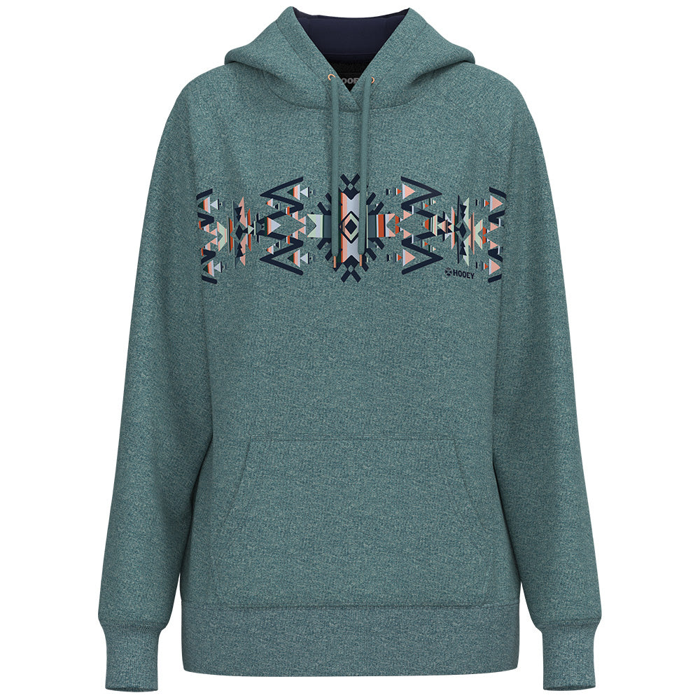 "Legendary Polar Fleece" Blue w/Aztec Hoody