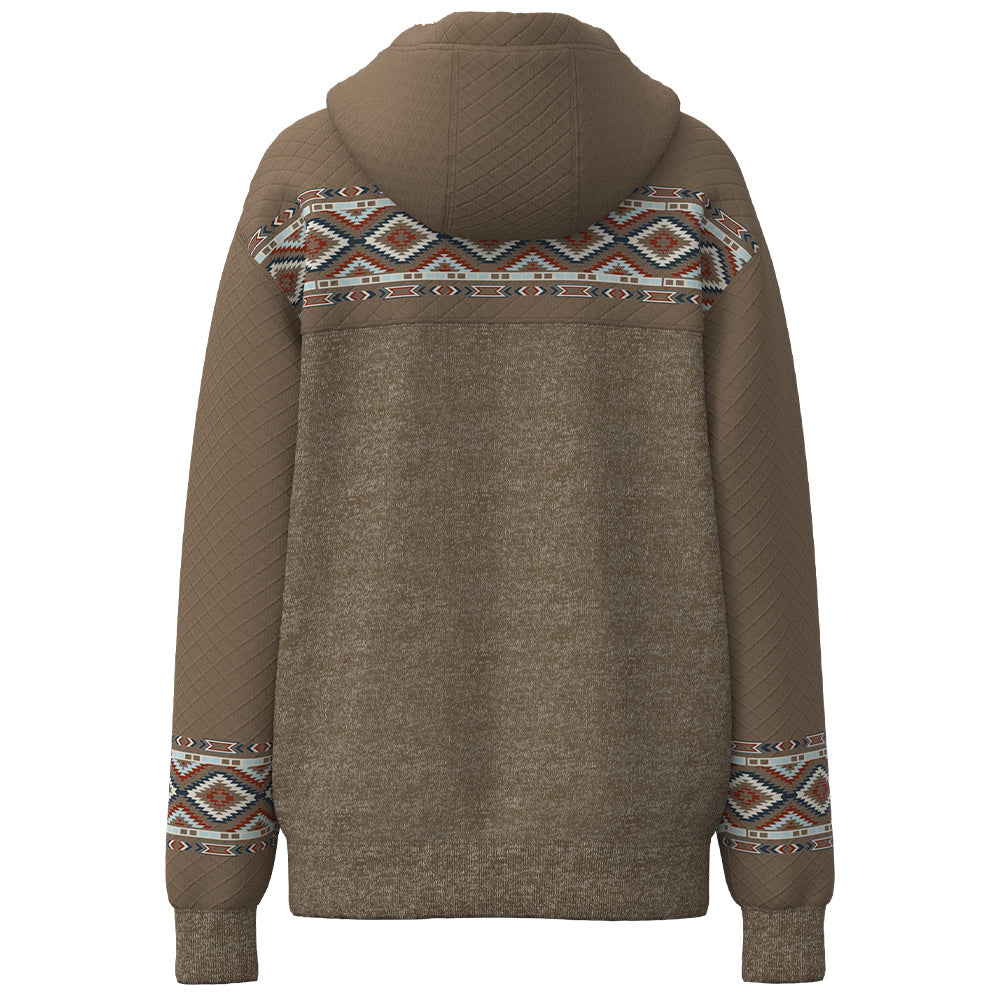 "Jimmy" Tan w/Aztec Hoody