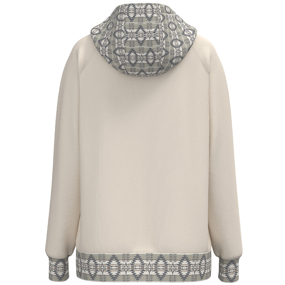 "Trophy" Cream w/Aztec Hoody