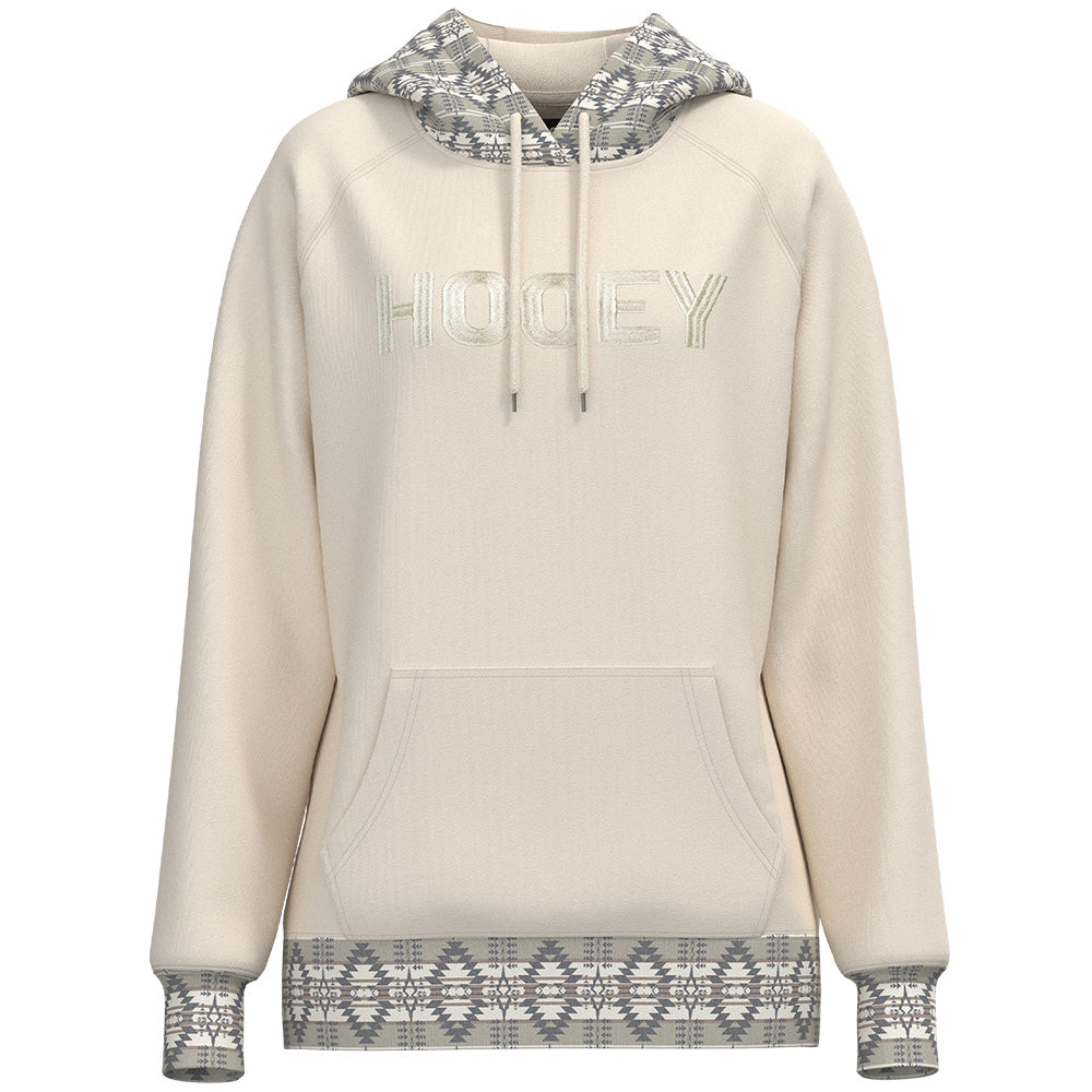 "Trophy" Cream w/Aztec Hoody