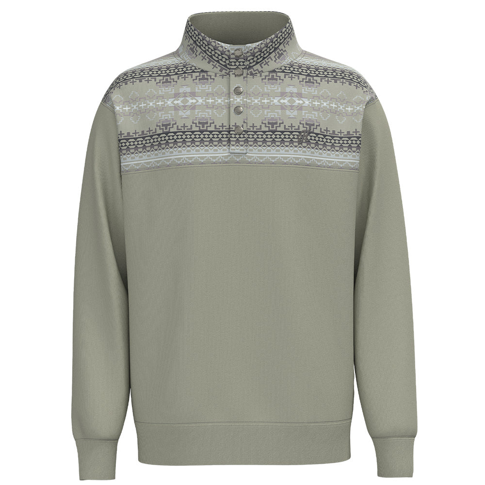 "Stevie" Pullover Grey/Aztec