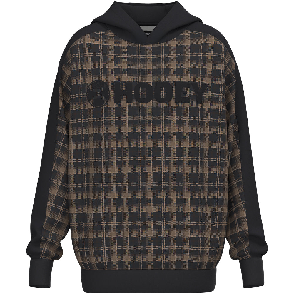 Youth Canyon Hoody Black/Plaid