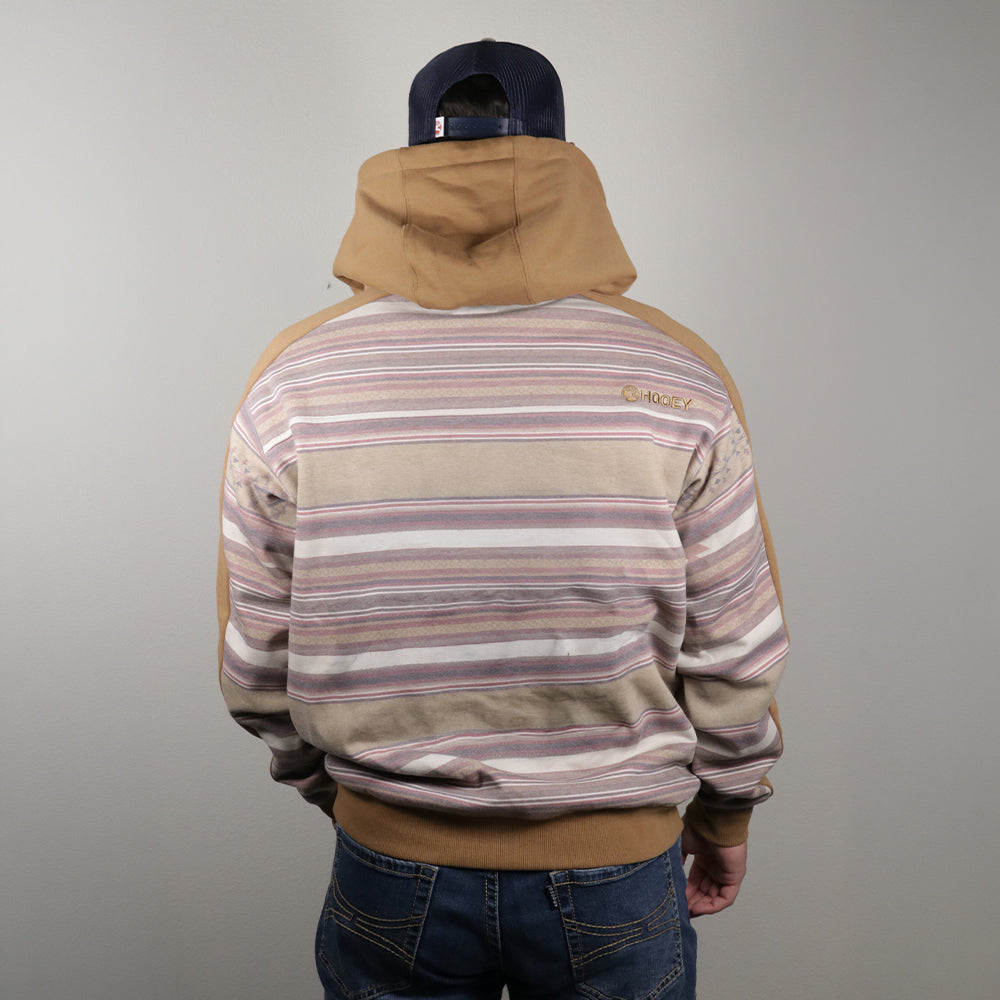 Canyon Hoody Tan/ Red Stripe