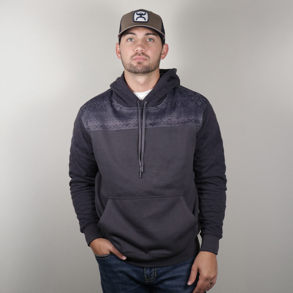 Legendary Hoody Charcoal Grey w/Aztec