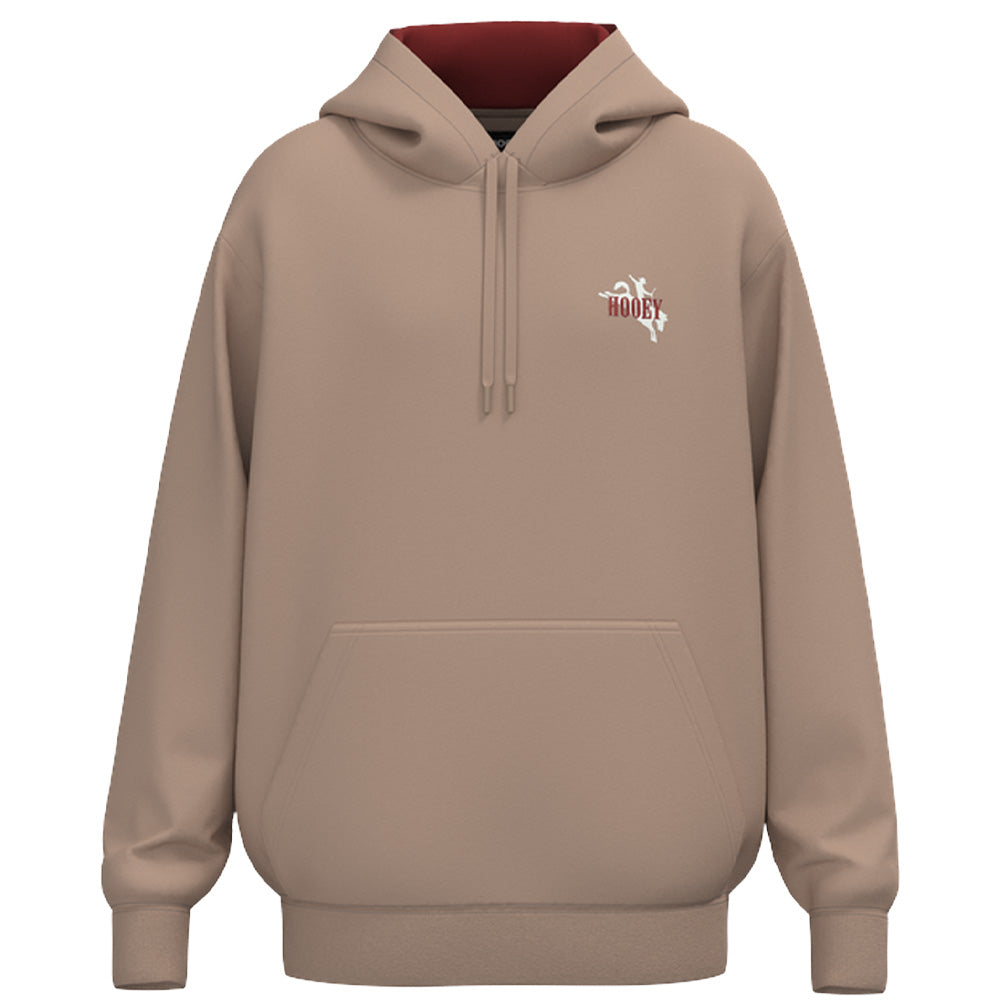 Wild Ride Hoody Tan w/Red