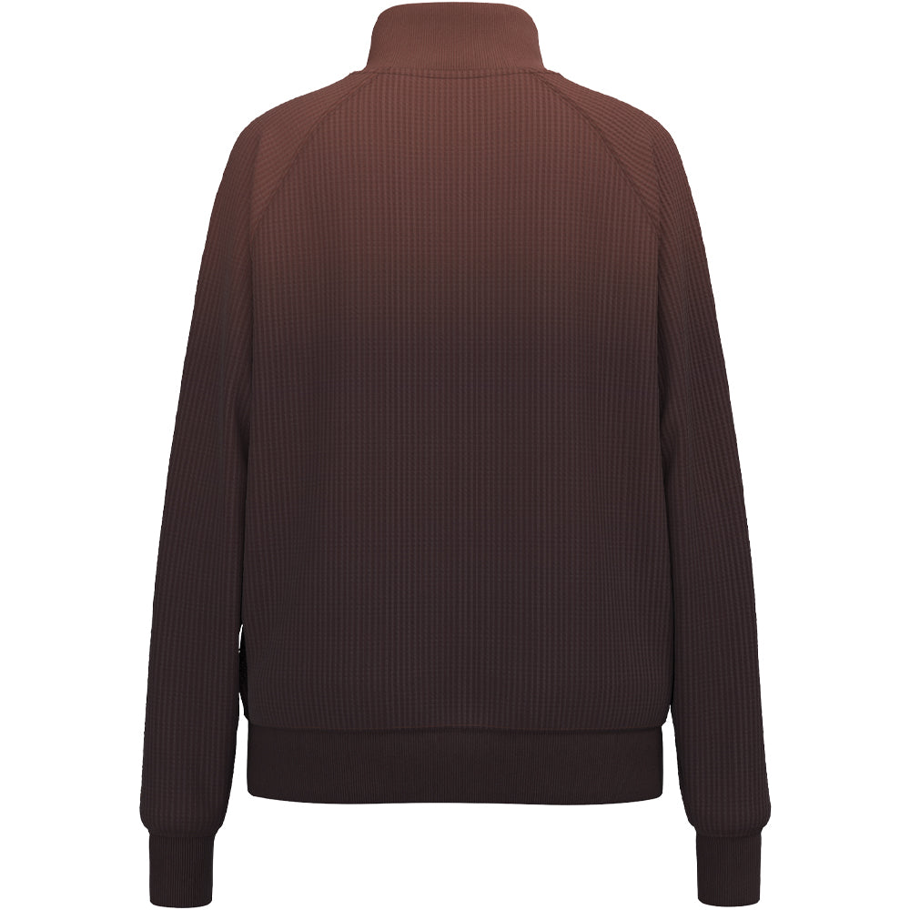 Mesa 1/4 Zip Pullover Ombre Maroon