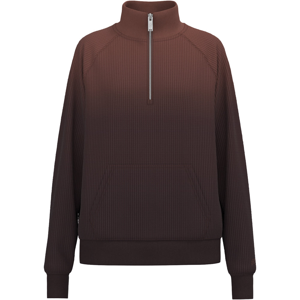Mesa 1/4 Zip Pullover Ombre Maroon