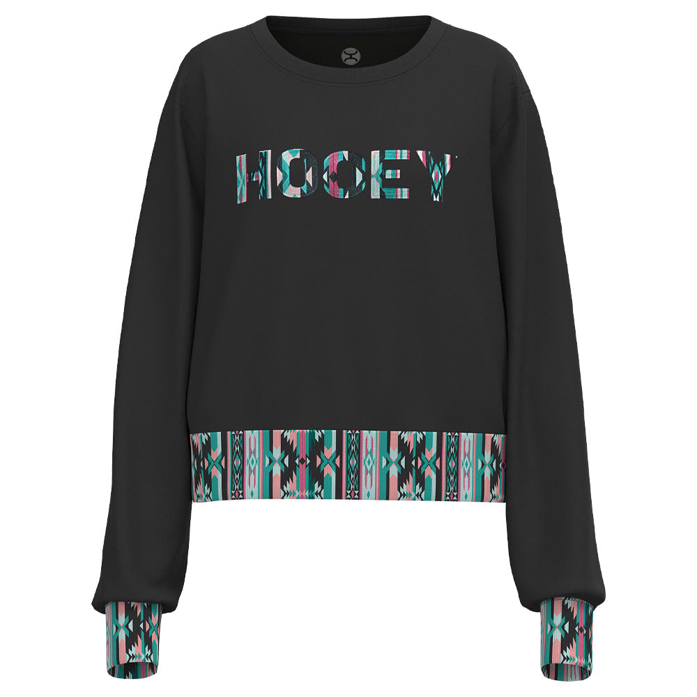 On Deck Crew Ladies Pullover Charcoal