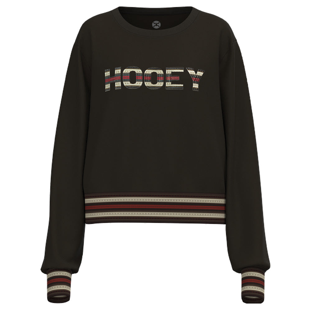 On Deck Crew Ladies Pullover Dark Brown