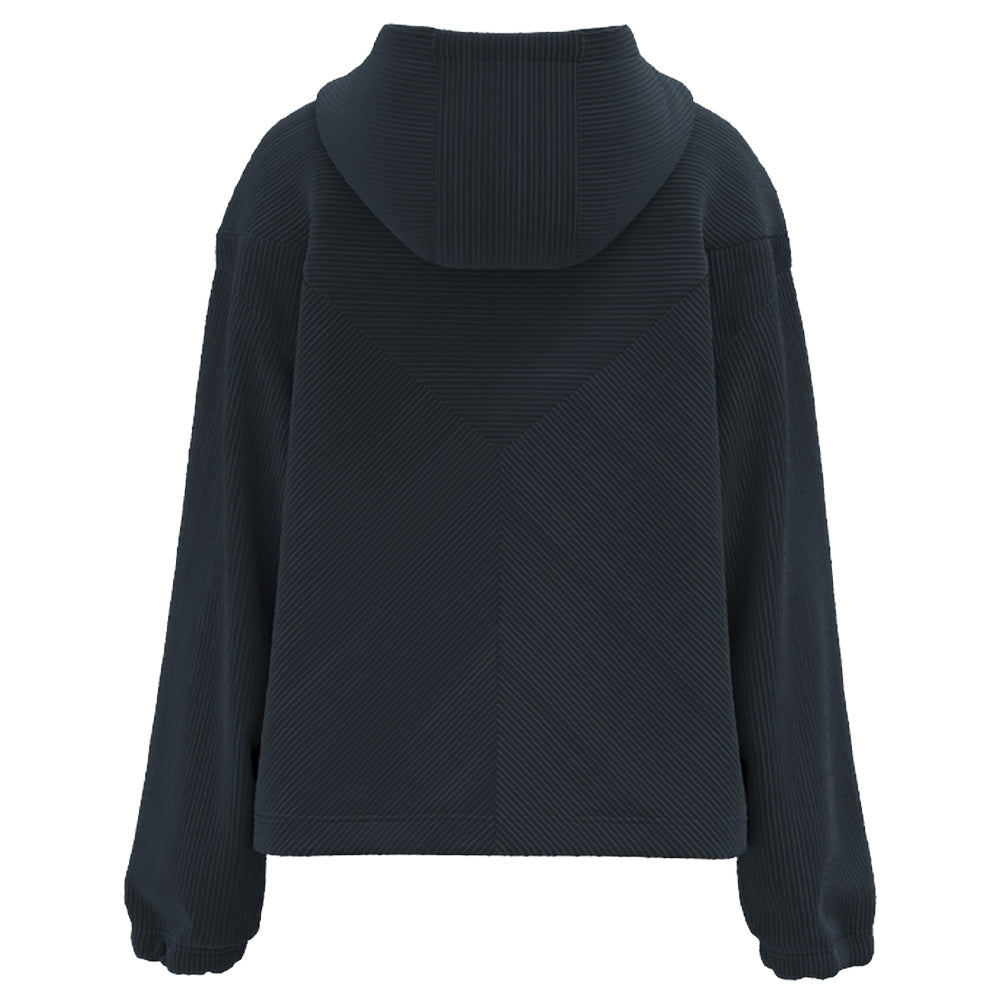 Cowgirl Corduroy 1/4 Zip Hoody Navy