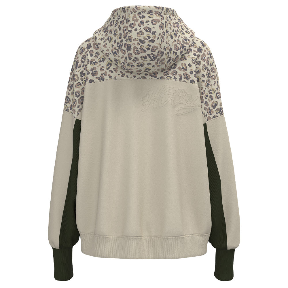 Casa Hoody Cream/ Leopard Print