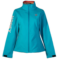 Youth "Girls Softshell Jacket" Blue w/Serape Lining