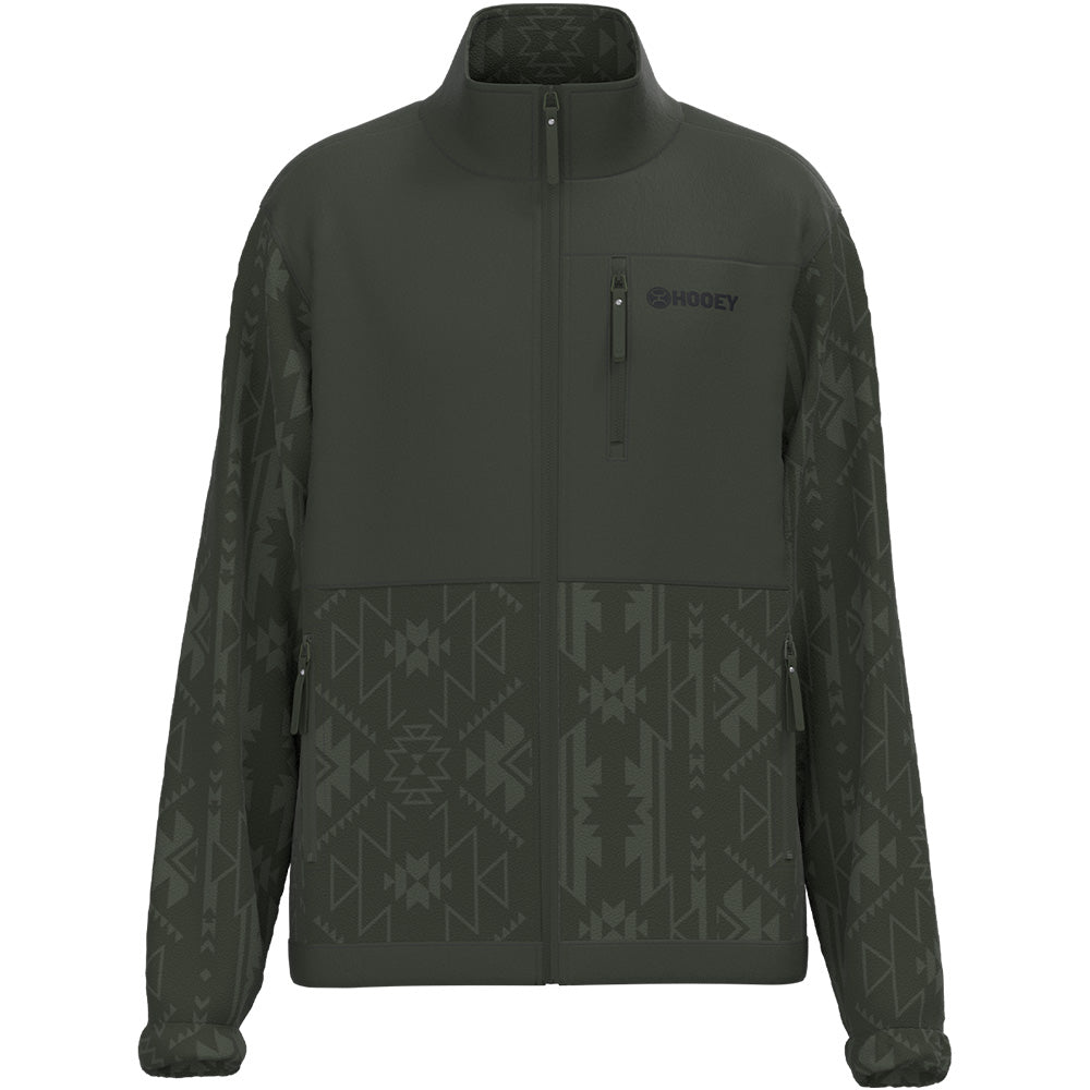Hooey - Youth Tech Fleece Multi Color Etched Tile Print Full Zip Jacket