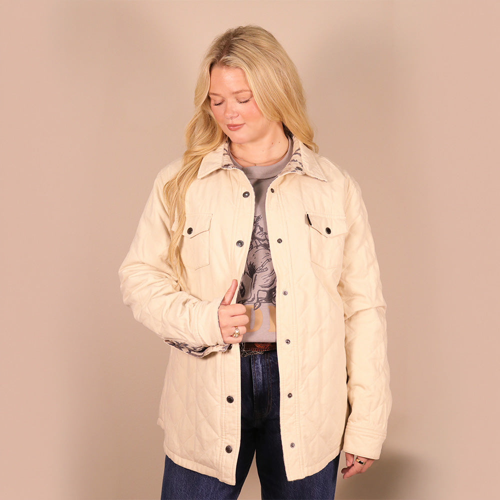 Bandera Reversible Barn Jacket Cream/Aztec