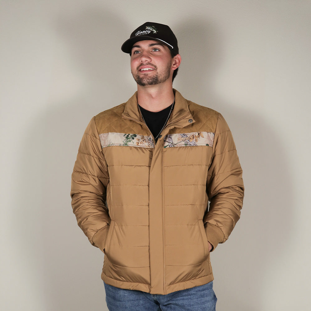 Banff Puffer Jacket Tan/Camo