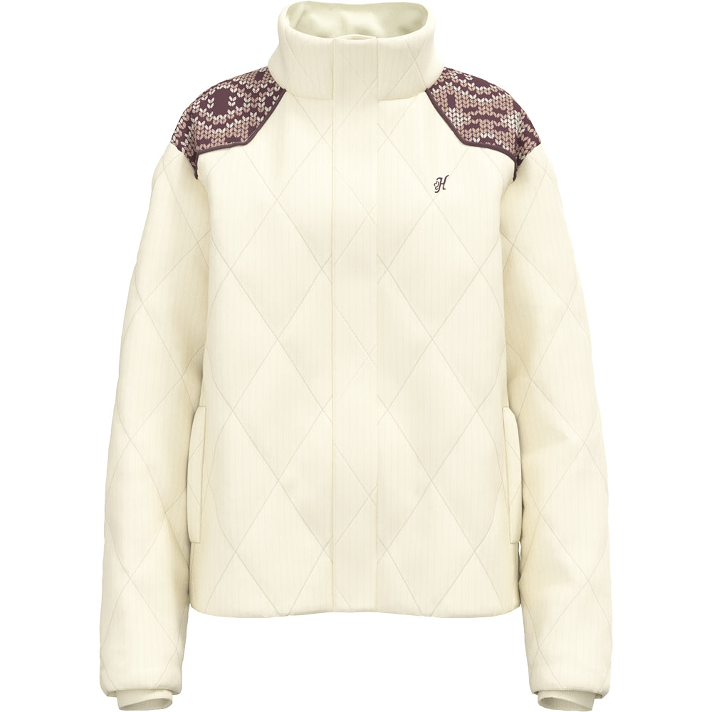 Daisy Quilted Puffer Jacket Cream