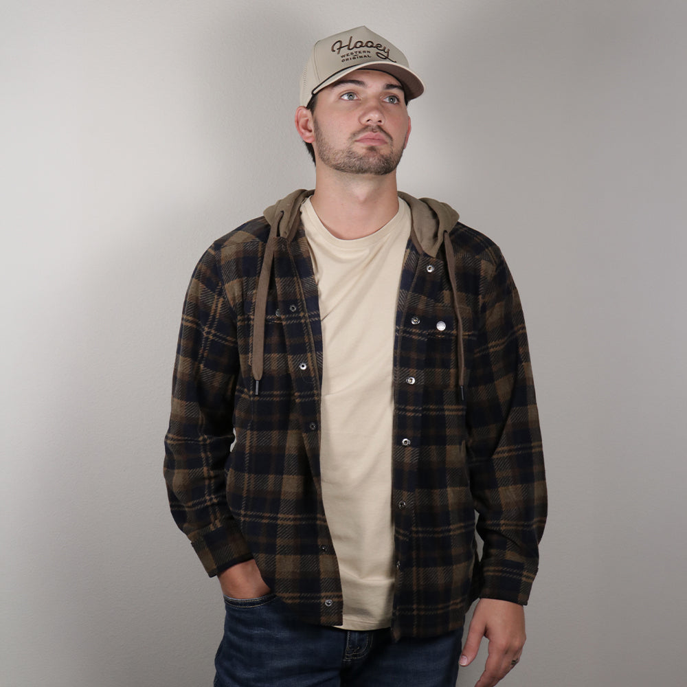 Collins Fleece Jacket Dark Brown