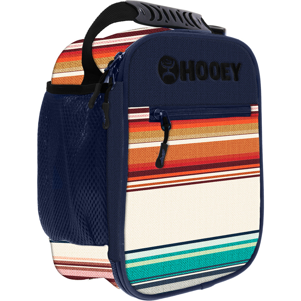 Hooey Lunch Box Serape & Navy Blue