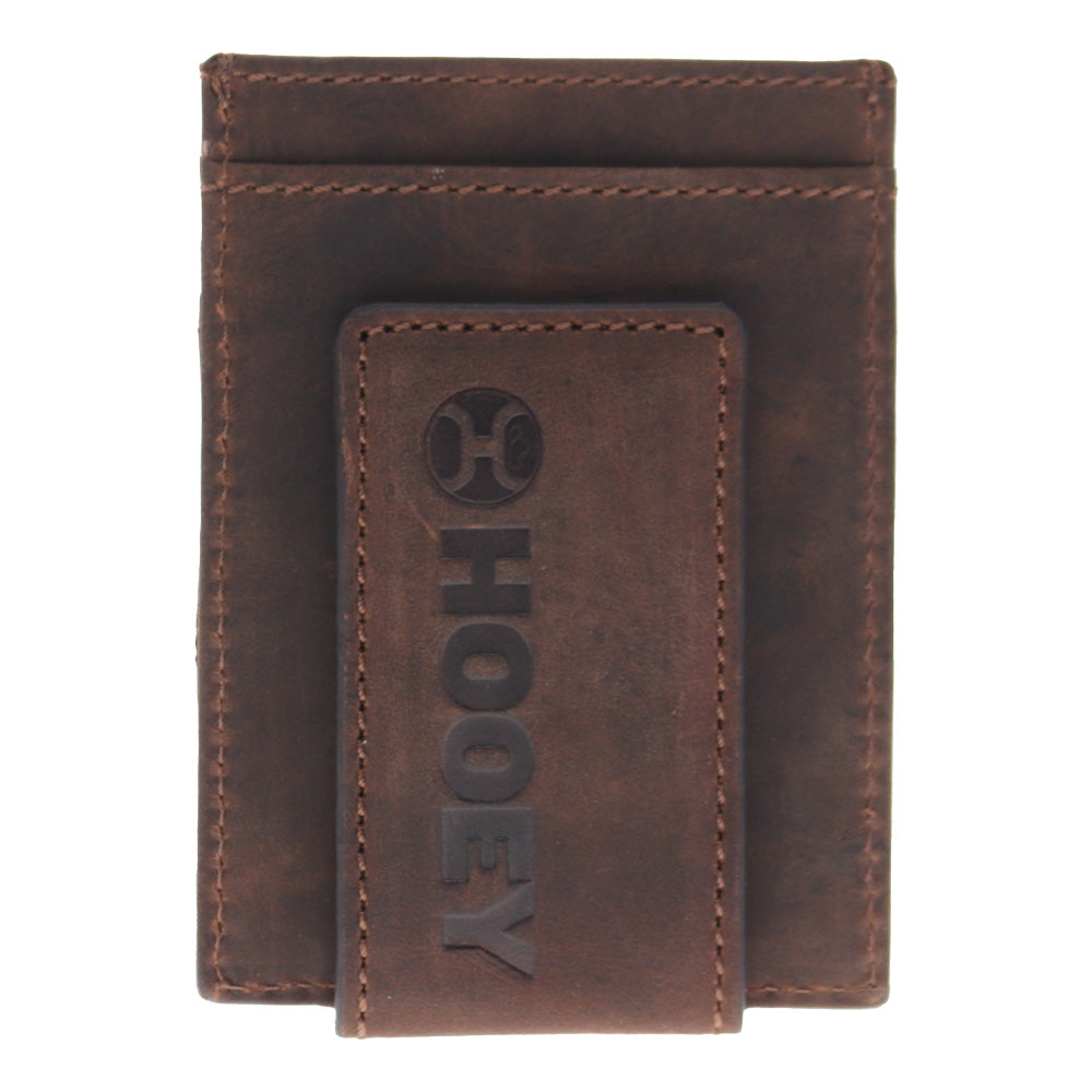 Wyatt Money Clip Brown Leather