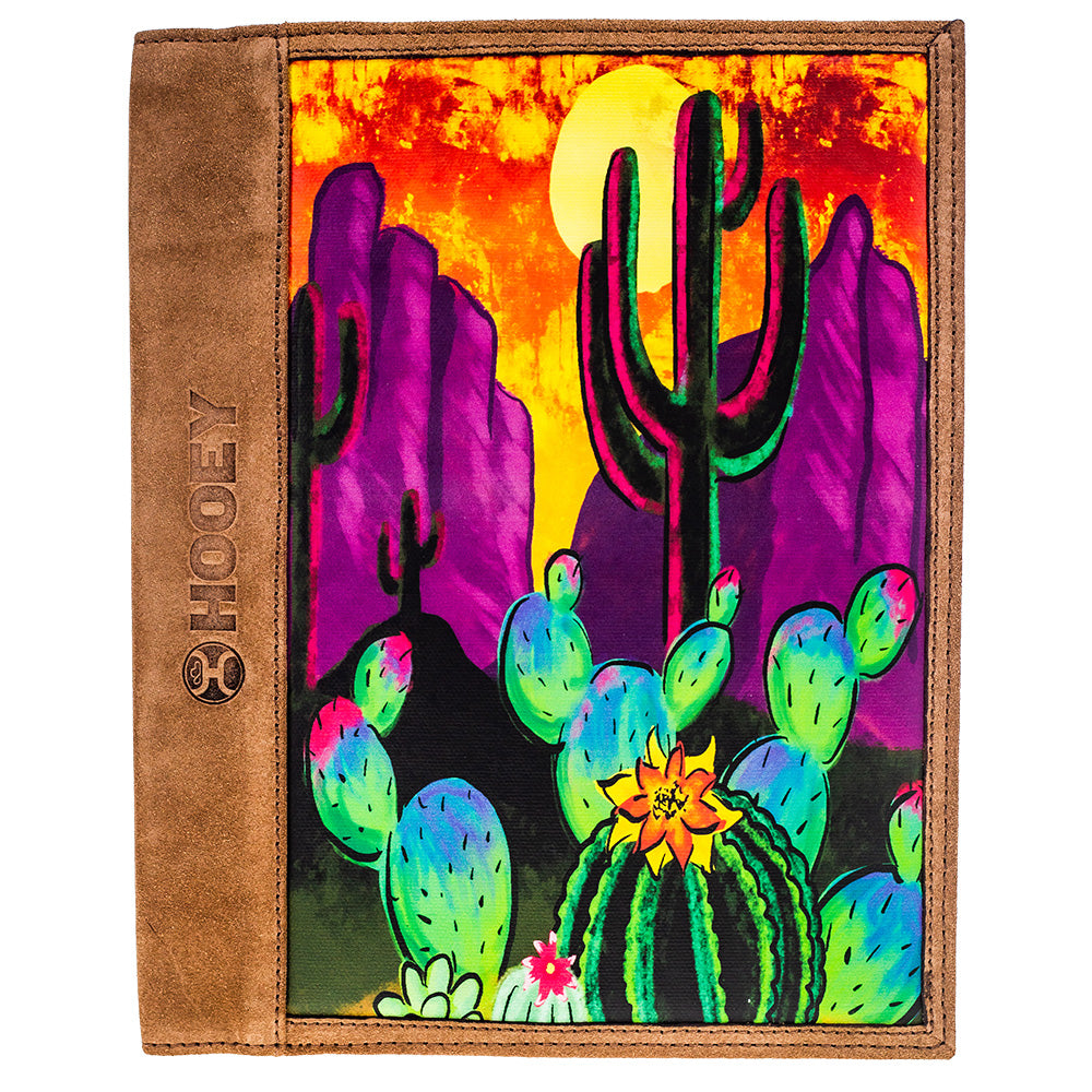 "Blazing Sunsets" Leather Notebook Cover Multi-Color Scene