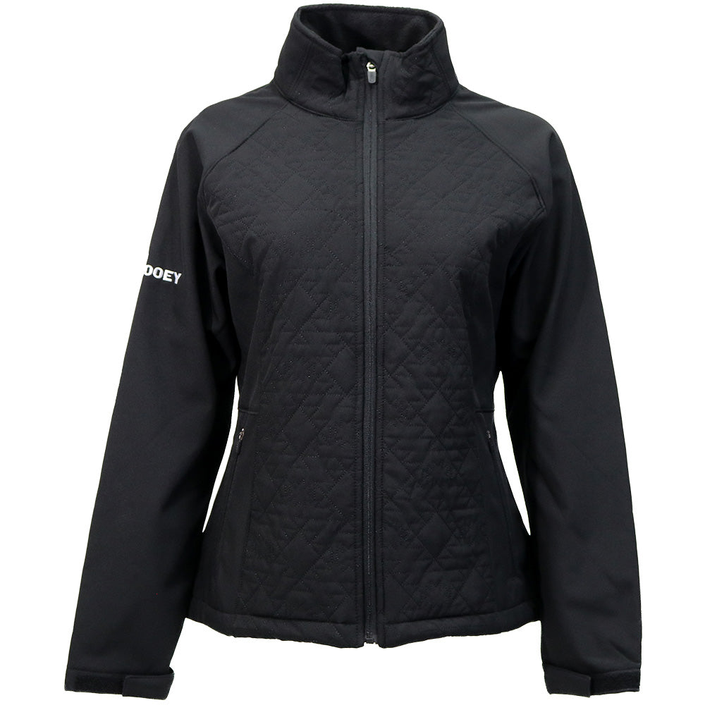 "Quilted Storm Jacket" Black