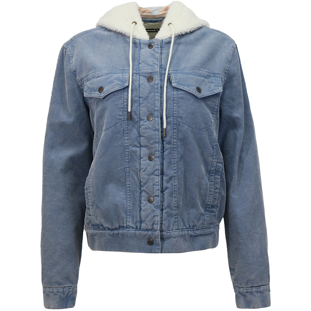 "Comal County" Jacket Blue Corduroy w/Sherpa