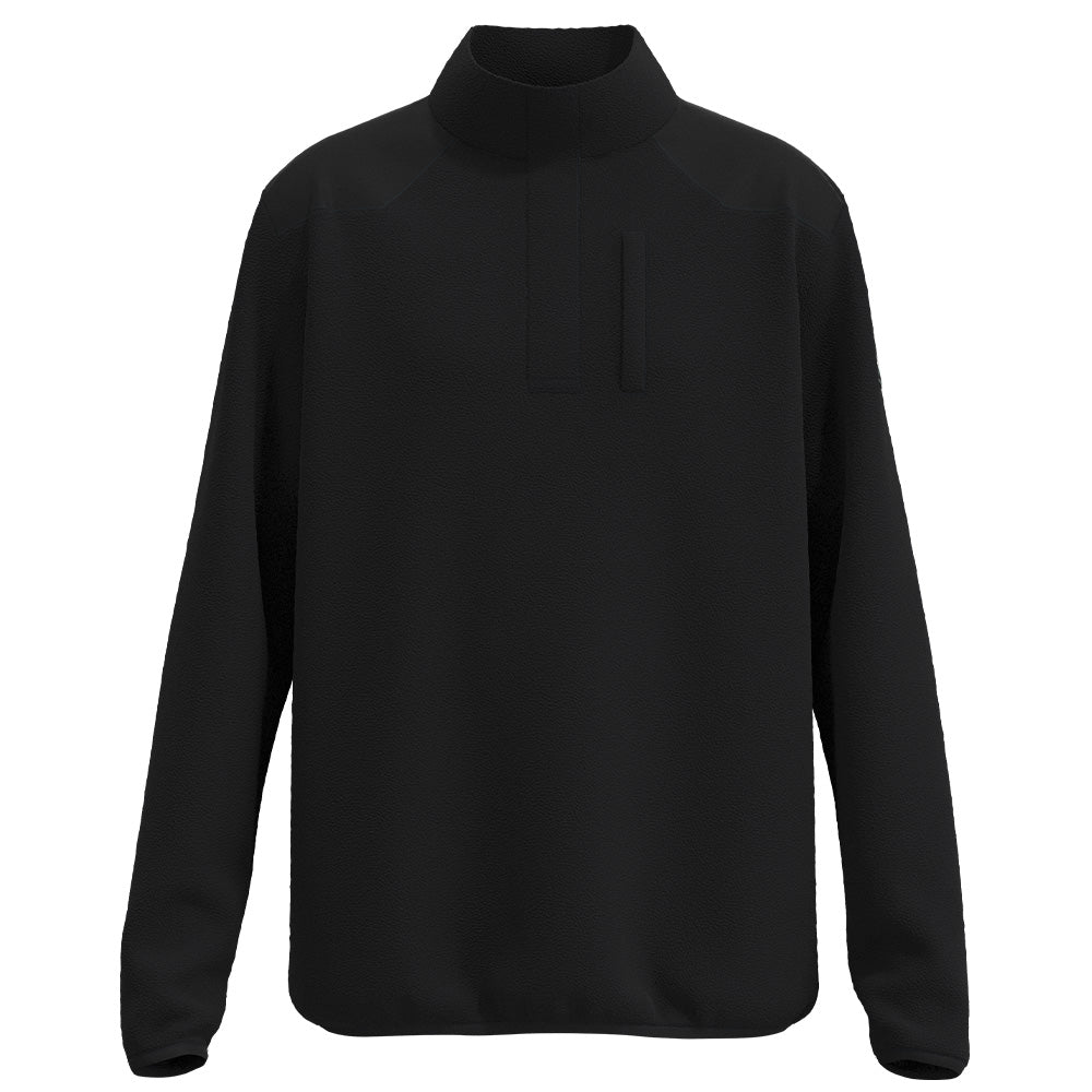 "Solitude" Polar Fleece Pullover Black