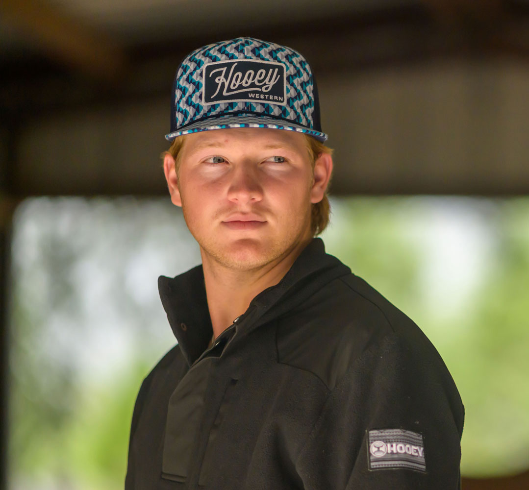 "Lakota" Hat Turquoise /Navy w/Pattern
