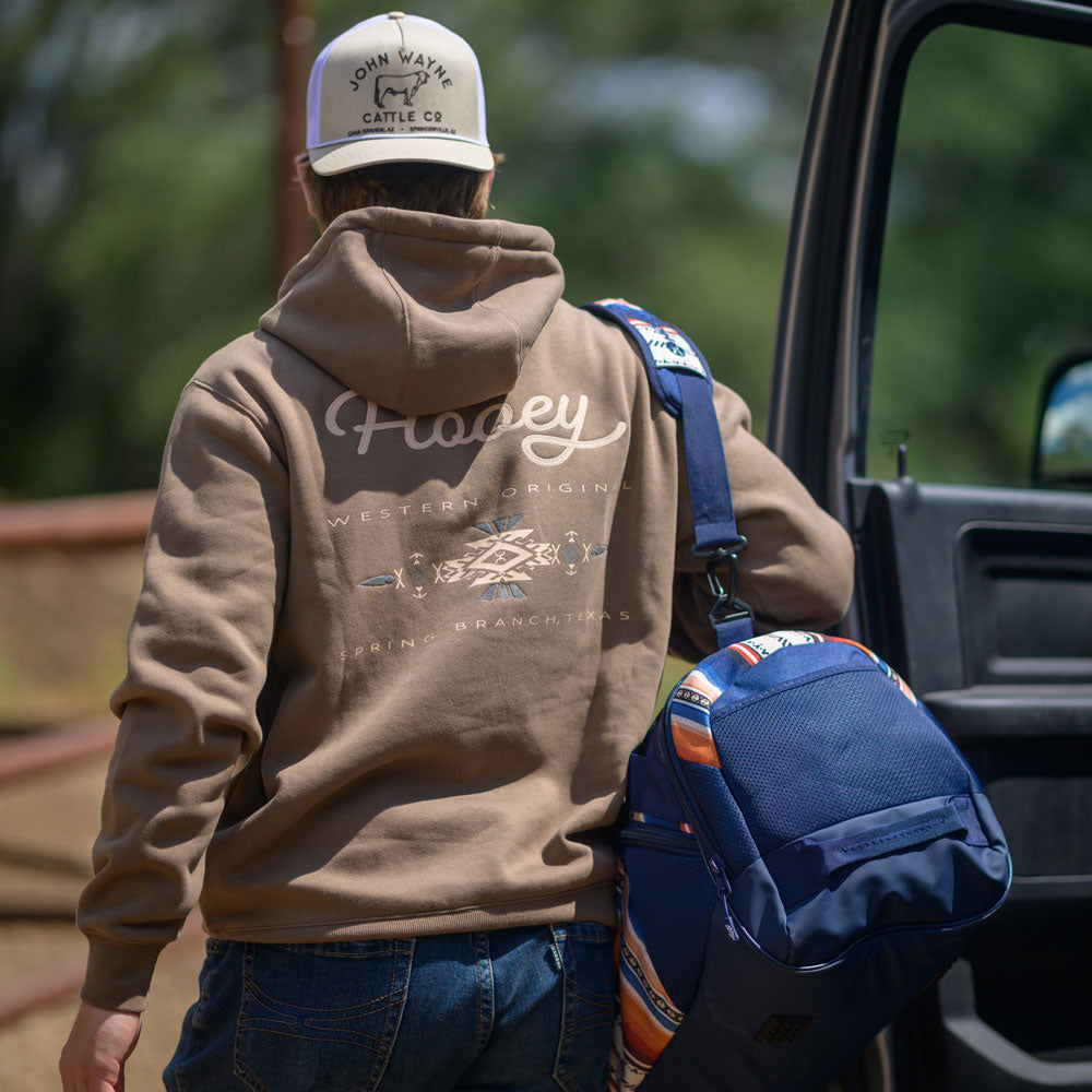 "Peyote" Brown w/Cream Hooey Logo Hoody
