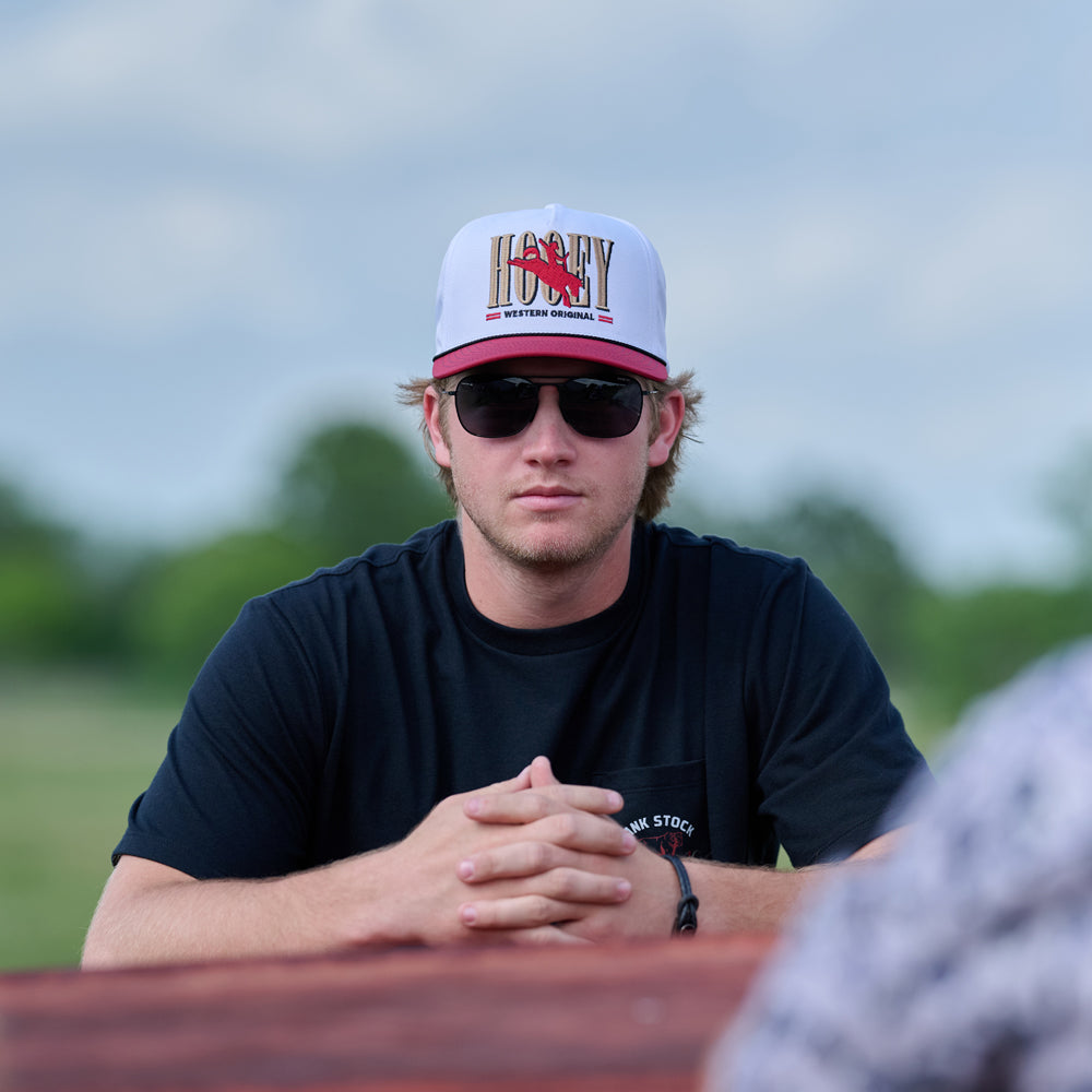 "Wild Ride" Hooey Hat White w/ Hooey Embroidered Logo