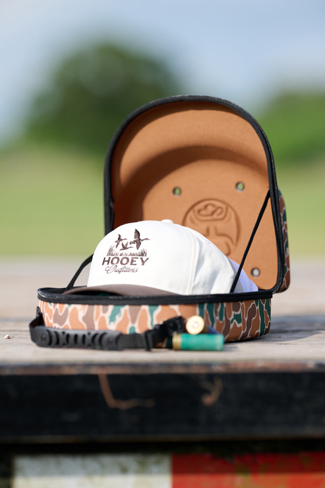 "Decoy" Hat Cream w/ Brown Logo