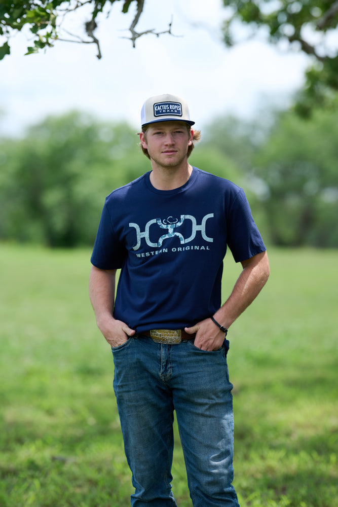 "Loop" Navy Hooey T-shirt