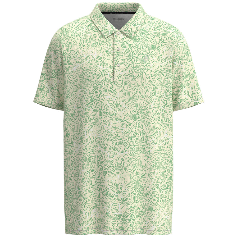 "The Weekender" Polo Cream/Green