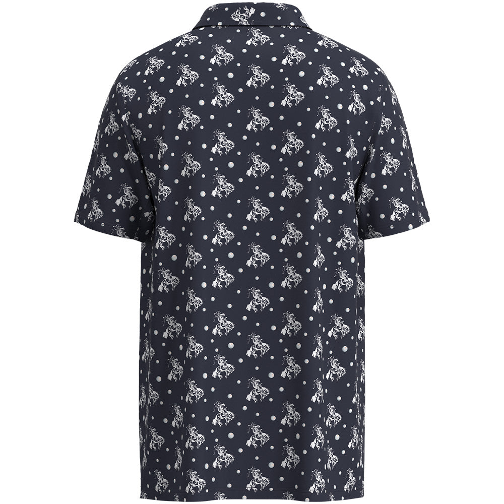 "The Weekender" Polo Navy/White