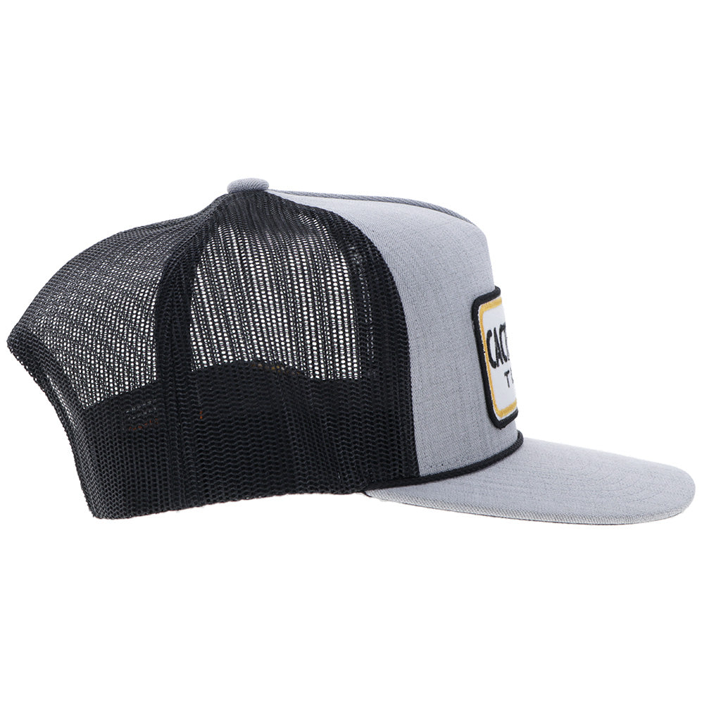 "CR116"  Cactus Ropes Hat Grey/Black
