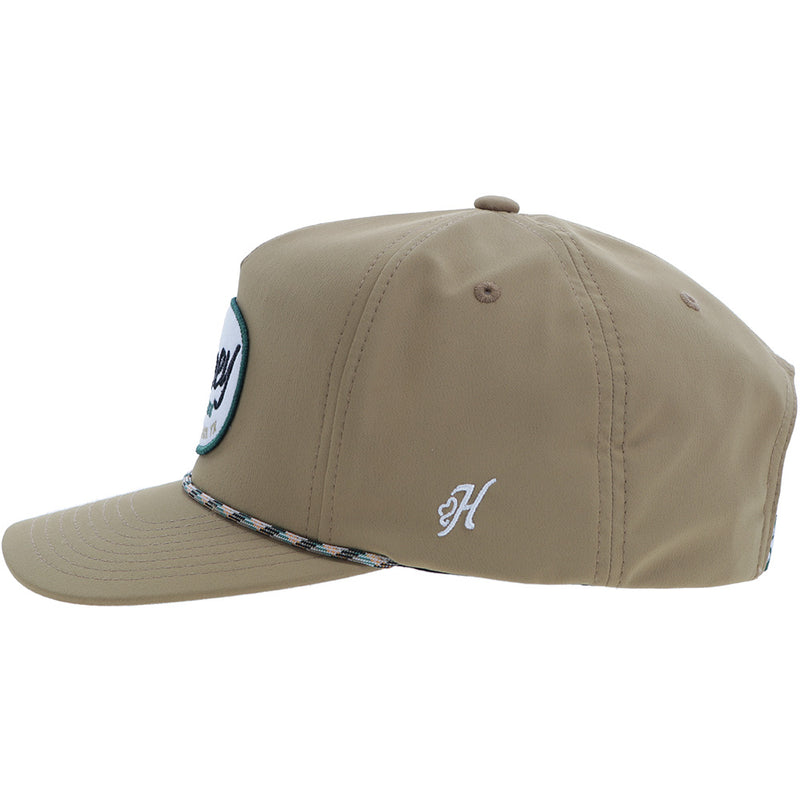 "Local" Hooey Hat Tan w/White/Black Patch