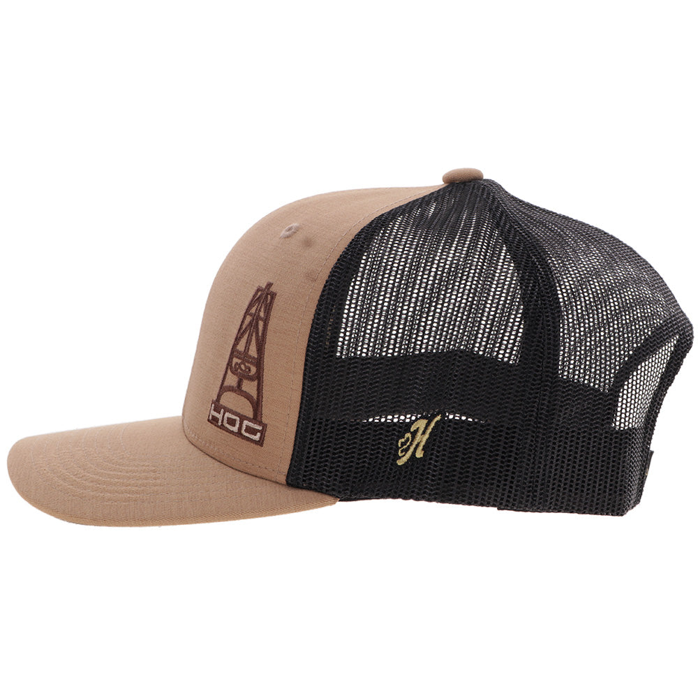 "HOG" Tan & Brown Hat