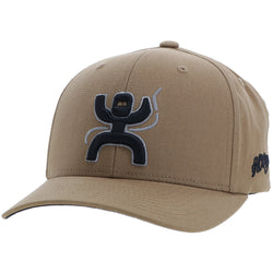 "Arc" Hooey Hat Tan w/Black & Grey Logo