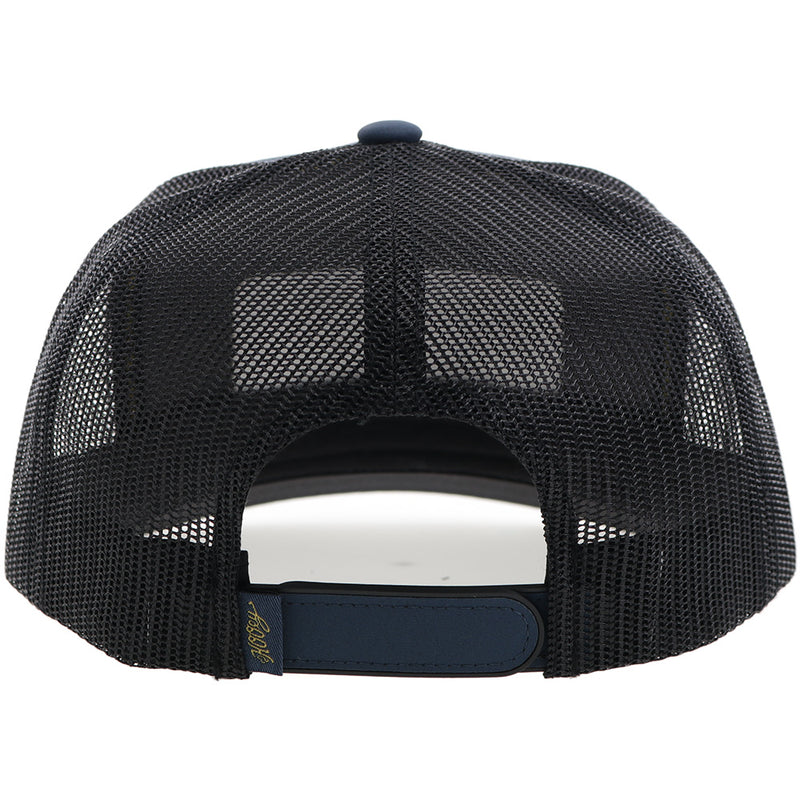 "Rodeo" Hooey Hat Navy/Black w/Navy/White/Yellow Patch