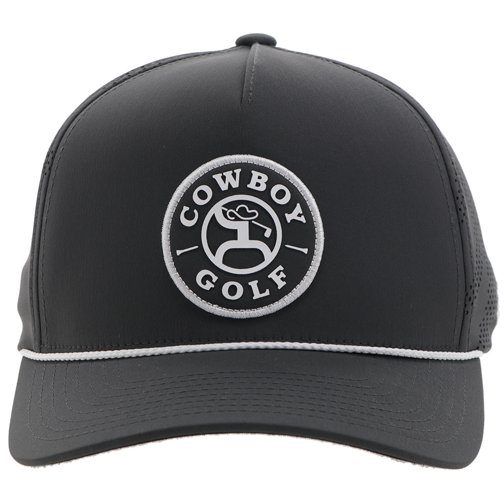 YOUTH "Draw" Hat Charcoal w/Black & White Circle Patch