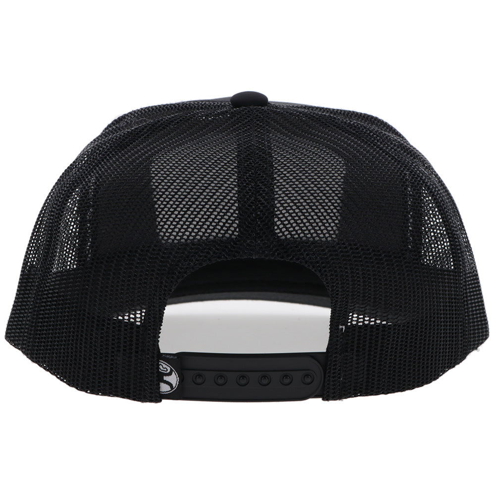 "Trip" Black w/White & Blue Patch